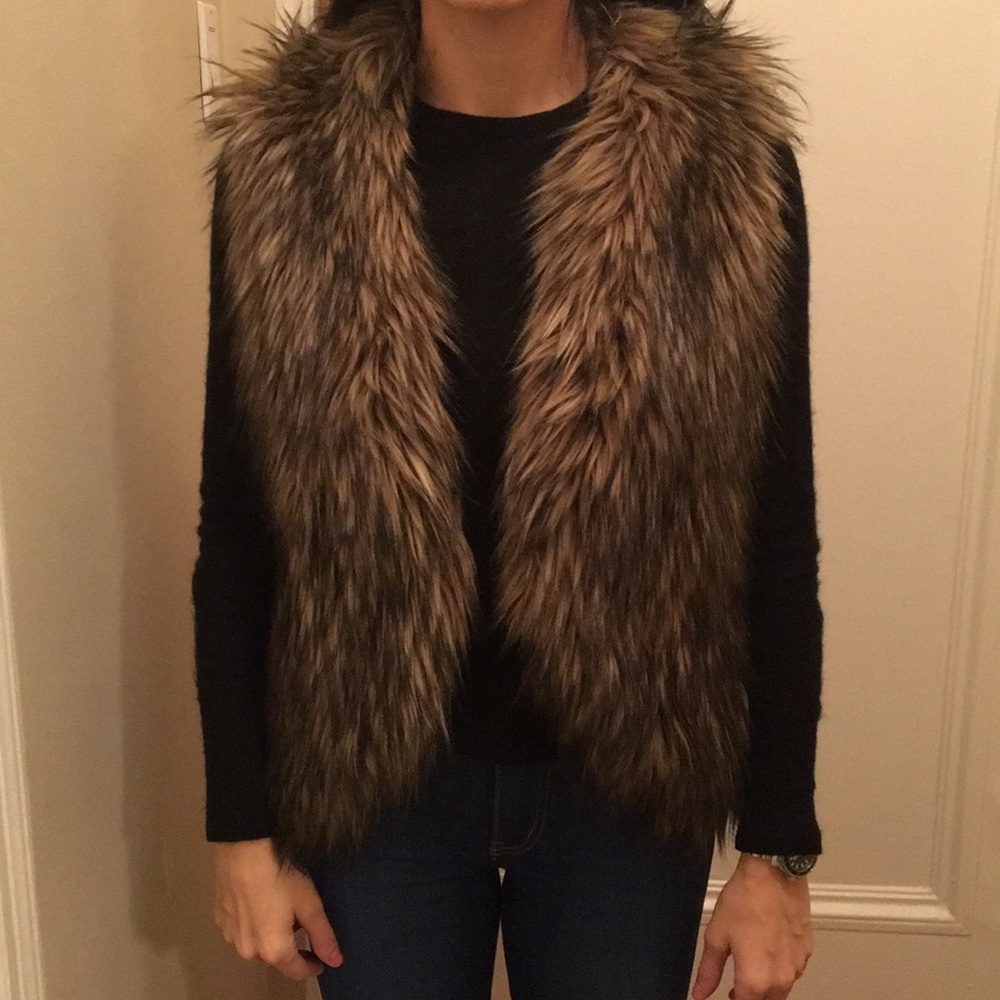 Urban Outfitters Ecote Brand Faux Fur Vest